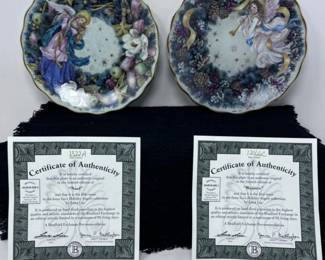 178 LenaLiuHolidayAngelsPlateCollection