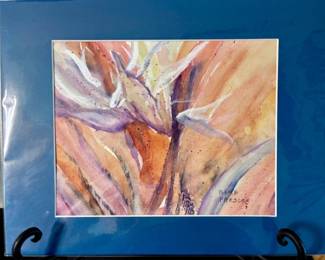 29 OriginalBirdsofParadiseAbstractPaintingbyBarbParsloe