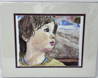 81 PeeringBoyAnOriginalWatercolorbyBarbaraParsloe