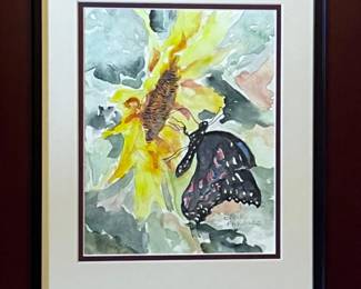 152 ButterflyonaSunflowerbyBarbParsloe