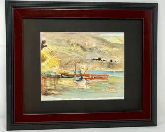 66 AWatercolorReproductionofTheRedCanoeByHomerWinslow