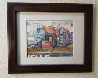 69 DocksideAnOriginalWatercolorbyBarbParsloe