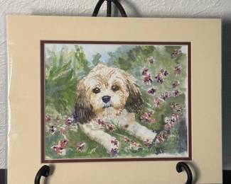 14 PupinPurpleMeadowAnOriginalWatercolorbyBarbParsloe