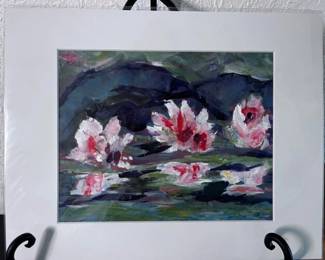 27 OriginalWaterLilliesPaintingbyBarbParsloe