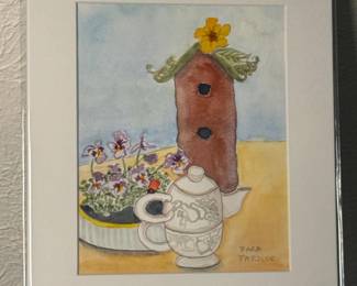 36 GardenTeaAnOriginalWatercolorByBarbParsloe