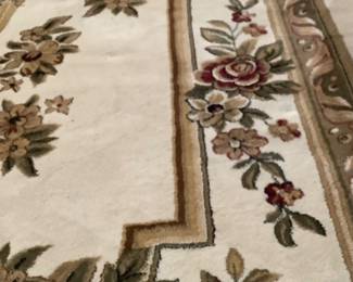 A beautiful wool rug: