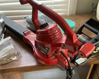 Electric blower.