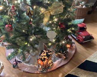 More Department 56 Christmas houses under the .tree