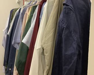 Just some of the great men’s clothes available and shoes. Many beautiful ties available.