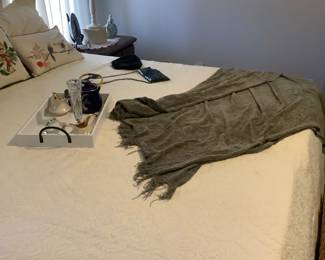 King size bed with remote. Price of the bed with remote is: $525.00. This includes remote, mattress, springs. In excellent condition.