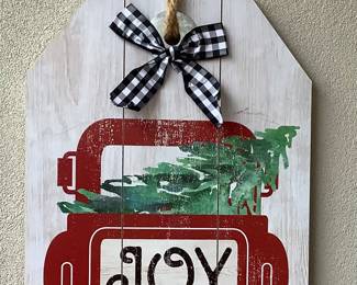 One of the 2 signs at front.