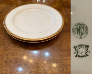 2 La Seynie Limoges Dinner Plates