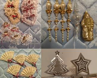 Vintage Handmade Christmas Ornaments 