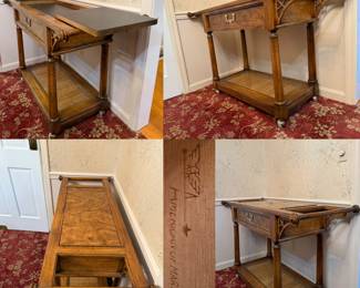 Mid Century Expandable Rolling Serving Cart by American of Martinsville