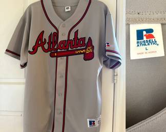 Atlanta Braves Jersey Russell Athletic Large 