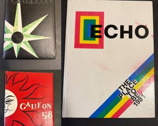 1958 & 1960 Calleon Year Books
1981 Echo Year Book 