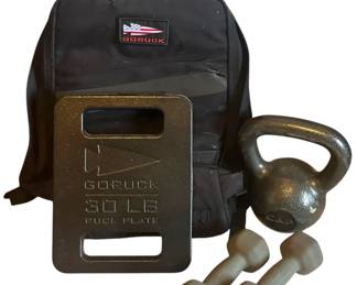 Backpack and Weights 
