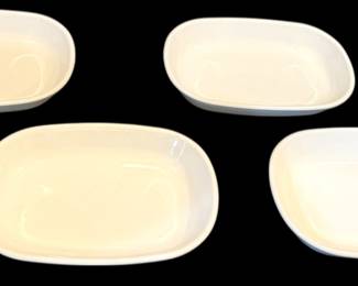 4 Vintage Sidekick Corning Ware Plates 