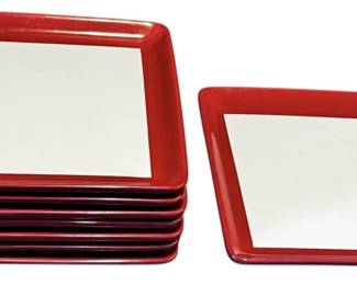 8 Pampered Chef Dinner Plates 