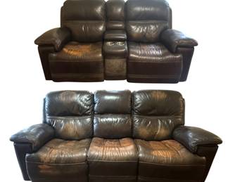Power Reclining Sofa and Loveseat 
