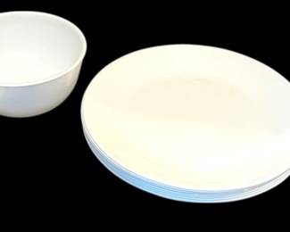 Vintage White Corelle Dish Set 