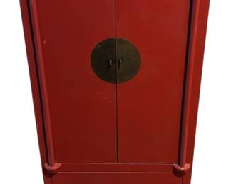 ChineseStyle Red Wedding Cabinet 