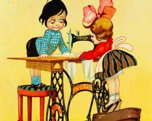 Kohler Sewing Machines Vintage Poster