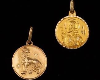 Two Gold Medallions