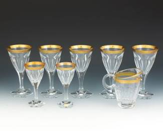 Moser Glasses Adela Melikoff Pattern