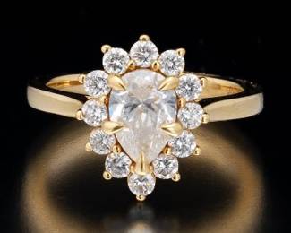 18K Diamond Ring