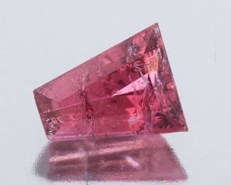 Unmounted 2.12 Ct Baguette Cut Pink Tourmaline 