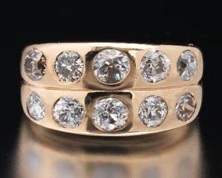 Victorian Gold and Diamond Ring 