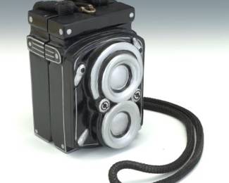 Timmy Woods Rolleiflex Camera Novelty Handbag 