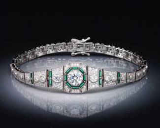 Sterling Silver Reproduction of 1930s Bracelet