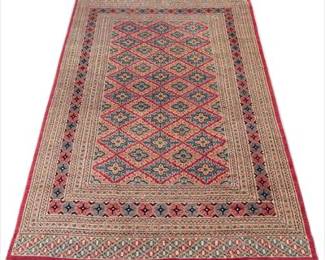 Bukhara Silk and Wool Carpet 