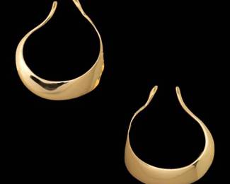 Elsa Peretti For Tiffany Co. 18K Earrings