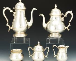 International Sterling Kenilworth Pattern Tea  Coffee Service