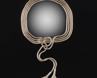 Tiffany Co. Sterling Lariat Wrap Necklace By Elsa Peretti 