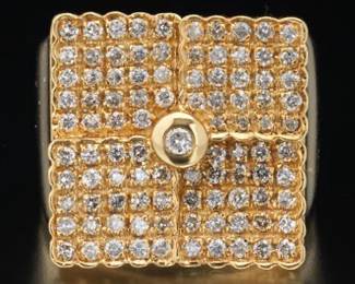 GUILD Gold and Diamond Fashion Ring 