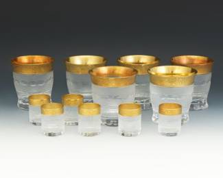 Moser Splendid Gold Drinkware