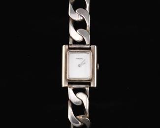 1970s Seiko Mechanical Sterling Cased Wristwatch