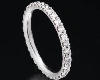 Ladies Gold and Diamond Band 