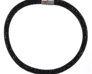 Swarovski Black Diamonds Crystals Mesh Necklace 