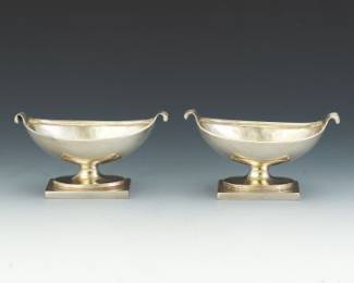 London 1793 Sterling Salt Cellars