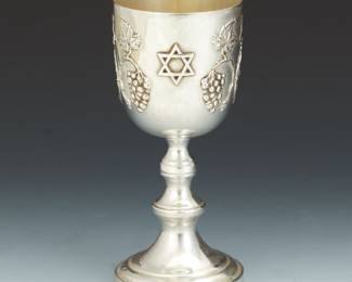 Elgin Silversmiths Sterling Kiddush Cup