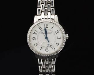 Jaeger LeCoultre Rendez Vous Diamond Bezel Automatic Moonphase Wristwatch
