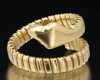 18K Italian Serpent Ring