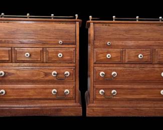 Vintage Keepsake Roll Top Desks Very Petite Unusual Find