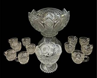 Antique L.E. Smith Aztec Pinwheel Stars...100 Year Family Heirloom... Absolutely Beautiful