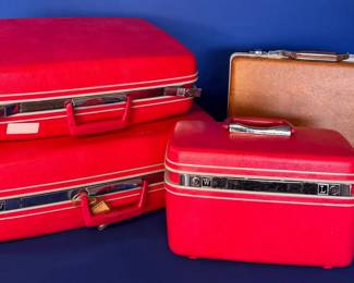 Vintage MCM Samsonite Silhouette Luggage Set Polara Briefcase